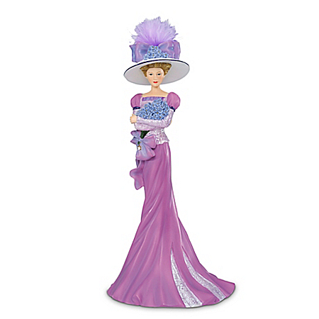 Thomas Kinkade Promise In Purple Figurine