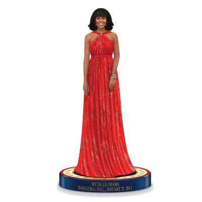 Michelle Obama Figurine: Inaugural Ball January 21, 2013