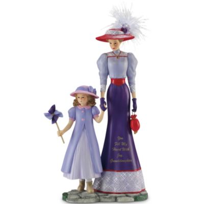 Thomas Kinkade Granddaughter Figurine: You Fill My Heart With Joy, Granddaughter