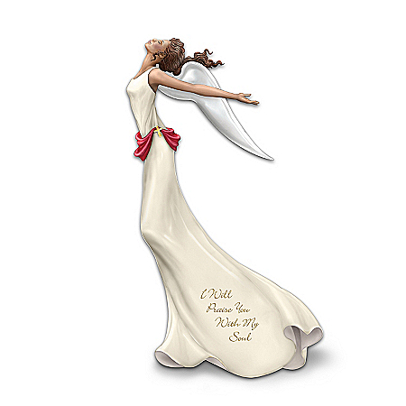 I Will Praise You With My Soul Angel Figurine