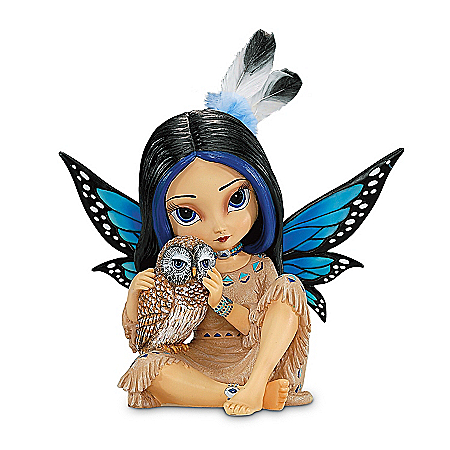 Jasmine Becket-Griffith Moonheart, Spirit Of Wisdom Native American-Inspired Fairy Figurine