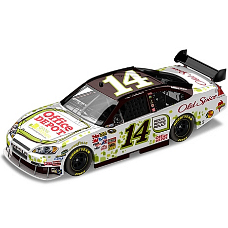 Tony Stewart No.14 Office Depot Go Green 2010 Sprint Cup Collectible Diecast Car