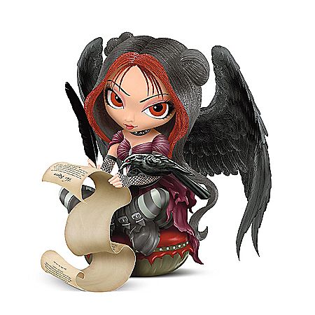 Jasmine Becket-Griffith Once Upon A Midnight Dreary Gothic Fairy Figurine