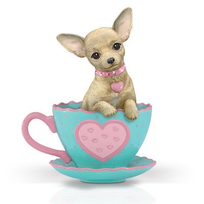 Just My Cup Of Tea Chihuahua Figurine