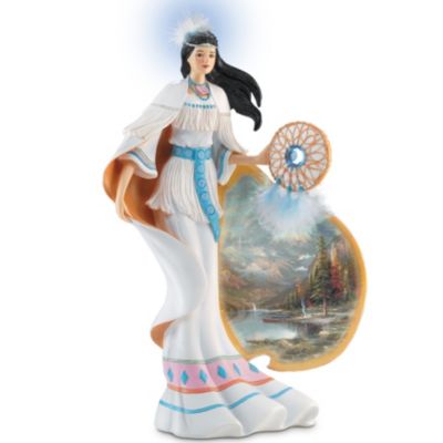 Native American Inspired Figurine: Thomas Kinkade Mountain Majesty