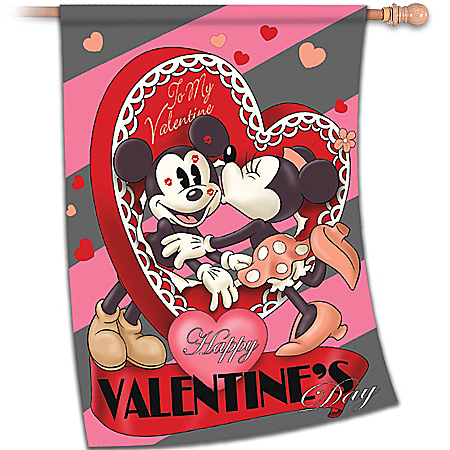 Valentine's Day Flag: Disney Vintage Mickey