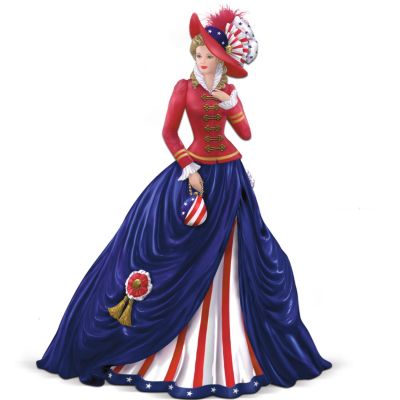 Thomas Kinkade O! Say Can You See Figurine: Patriotism Is Always In Fashion