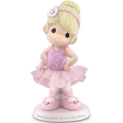 Precious Moments Granddaughter, You Are Tutu Cute Figurine: Granddaughter Ballerina Figurine