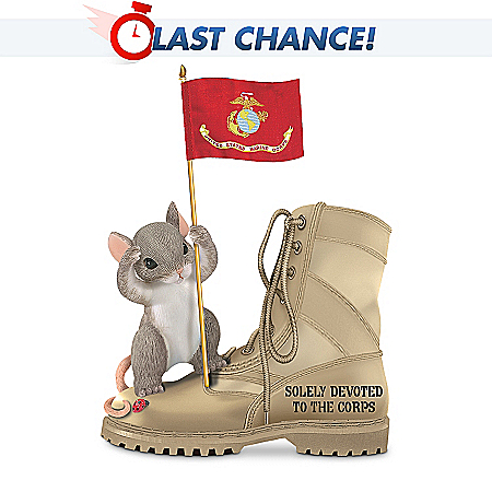 Charming Tails USMC Figurine: Solely Devoted To The Corps