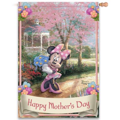 Disney Thomas Kinkade Happy Mother's Day Flag