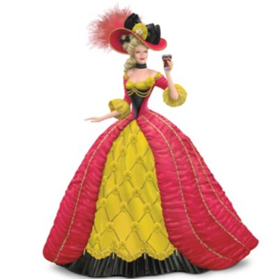 An Imperial Choice Coca-Cola Girl With Peter Carl Faberge-Style Gown Figurine