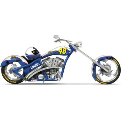 NASCAR Jimmie Johnson 2010 Championship Cruiser Motorcycle Figurine