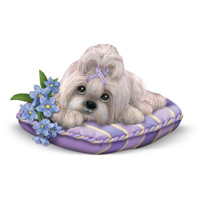 Shih Tzu Alzheimer's Support Figurine: Love Never Forgets