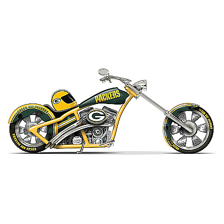 NFL Green Bay Packers Cruiser Motorcycle Figurine