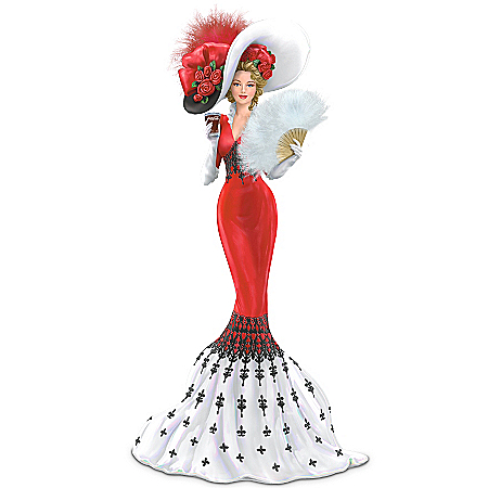 Coca-Cola Elegant Woman Figurine: An Elegant Tradition Of Love