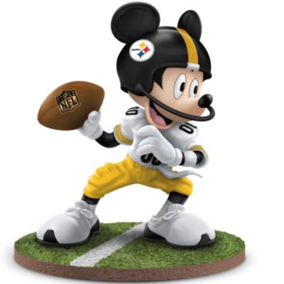 Disney NFL Pittsburgh Steelers Quarterback Hero Mickey Mouse Figurine