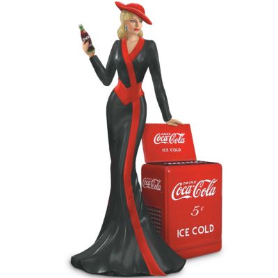 Coca-Cola Collectible Lady Figurine: Timeless Tradition