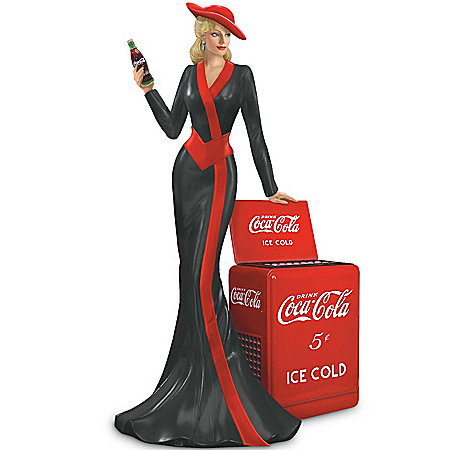 Coca-Cola Collectible Lady Figurine: Timeless Tradition