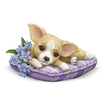 Alzheimer's Support Chihuahua Figurine: Love Never Forgets