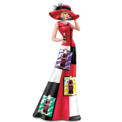 Coca-Cola Woman Figurine: Bubbling Excitement