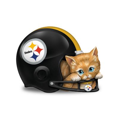 NFL Pittsburgh Steelers Cat Figurine: Fur-Ever A Fan