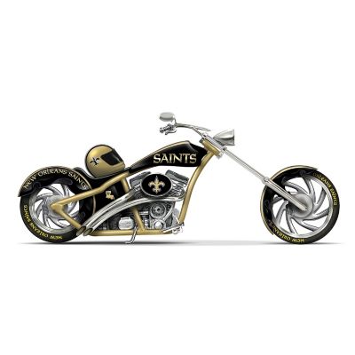 NFL New Orleans Saints Cruiser Motorcycle Figurine