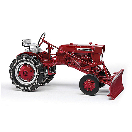 1964 Farmall Cub With Plow 1:16-Scale Diecast Replica Tractor