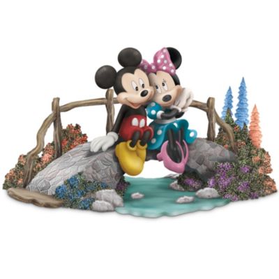 Thomas Kinkade Figurine: Disney A Bridge To Our Love