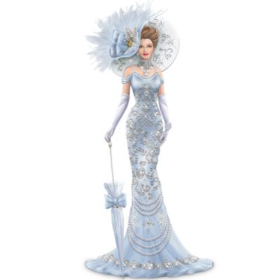 Thomas Kinkade Timeless Reflections Elegant Lady Figurine