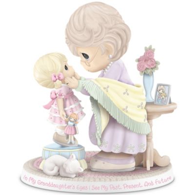 Precious Moments Figurine: In My Granddaughter's Eyes I See My Past, Present, And Future