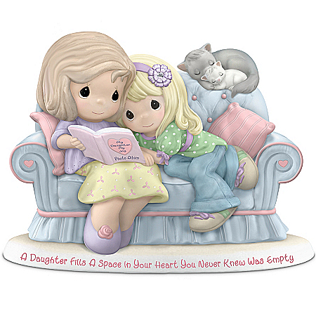 Precious Moments Figurine: A Daughter Fills A Space In Your Heart You Never Knew Was Empty