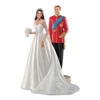 William And Catherine, The Royal Couple First Anniversary Figurine Set