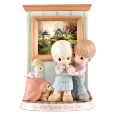 Precious Moments Thomas Kinkade You Are My Wish Come True Figurine