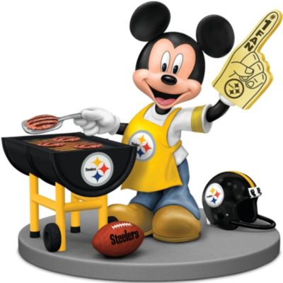 Disney Mickey Mouse Figurine: Pittsburgh Steelers Fired Up For A Win