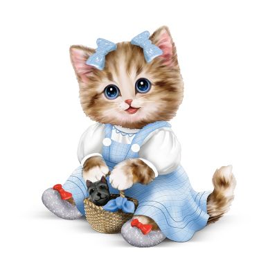 Kitten Figurine: There's No Place Like Home