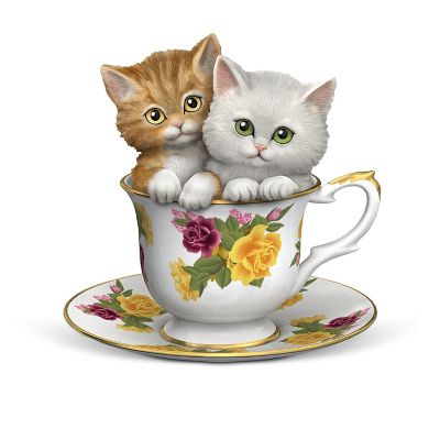 Kitten Figurine: A Teaspoon Of Daydreams