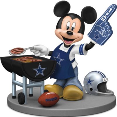 Disney Mickey Mouse Figurine: Dallas Cowboys Fired Up For A Win