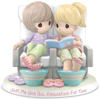 Figurine: Precious Moments Just Me And You, Relaxation For Two Figurine