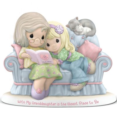 Precious Moments Figurine: With My Granddaughter Is The Nicest Place To Be