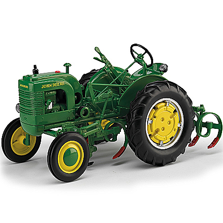 Diecast Tractor: John Deere LA With Leaf Spring Cultivator