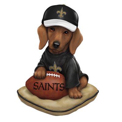 Figurine: New Orleans Saints Sunday Afternoon Quarter-Bark Figurine