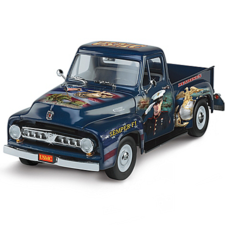 Sculpture: USMC Semper Fi Ford F-150 Truck Sculpture