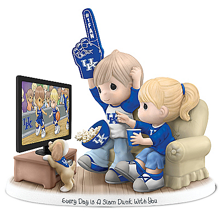 Figurine: Precious Moments Every Day Is A Slam Dunk With You Kentucky Wildcats Figurine