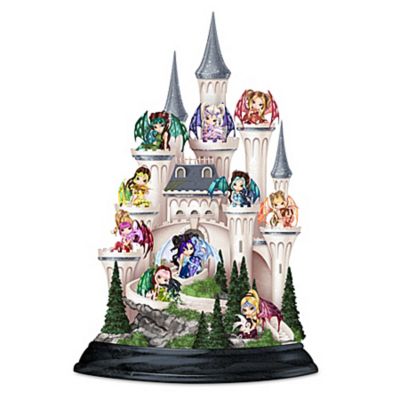 Jasmine Becket-Griffith Castle Of Dragons Keep Fairy Figurine Set
