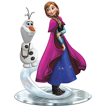 Disney FROZEN Do You Want To Build A Snowman? Anna And Olaf Figurine