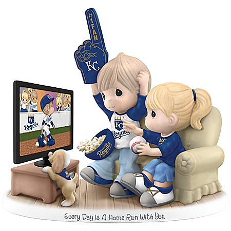 Precious Moments Every Day Is A Home Run With You Kansas City Royals Figurine