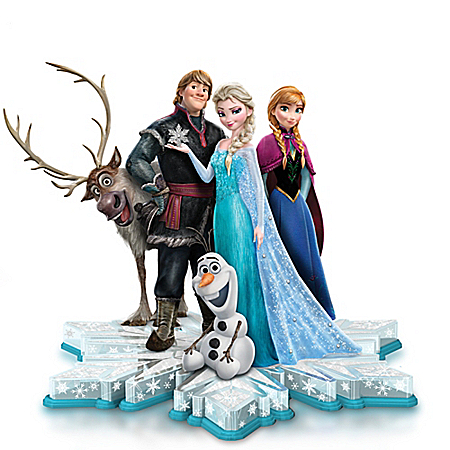 Michael Giaimo Disney Ultimate FROZEN Sculpture With Swarovski Crystals