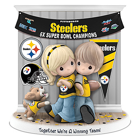 Together We're A Winning Team Pittsburgh Steelers Figurine