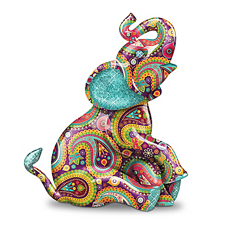 Graceful Elegance Handcrafted Elephant Figurine
