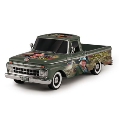 John Wayne - A Military Tribute 1965 Ford F100 Truck Sculpture